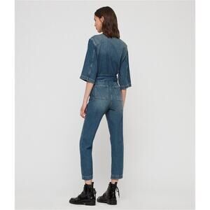 ALLSAINTS  Utility Denim Jumpsuit size 8 / M